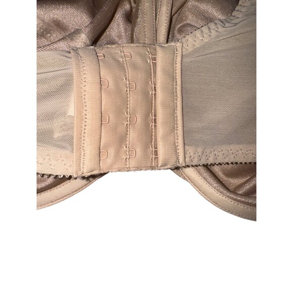 Bali Minimizer Underwire Bra 42DDD Style 3562 Satin & Lace Gold Sexy Satin Comfy - Picture 4 of 6